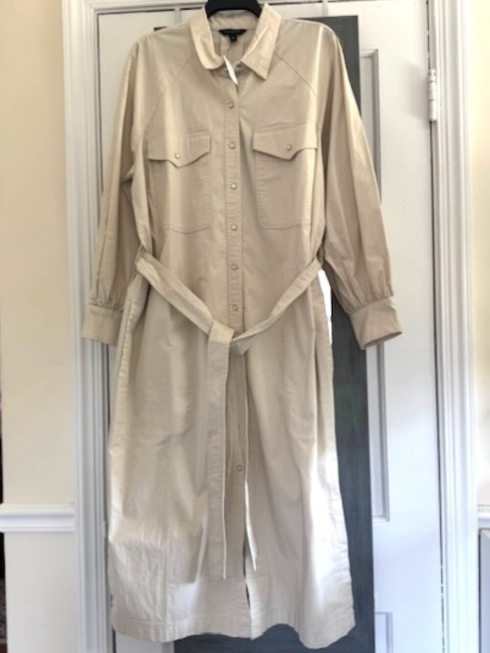Banana Republic Utility Midi Shirt Dress Classic Career - Picture 5 of 16